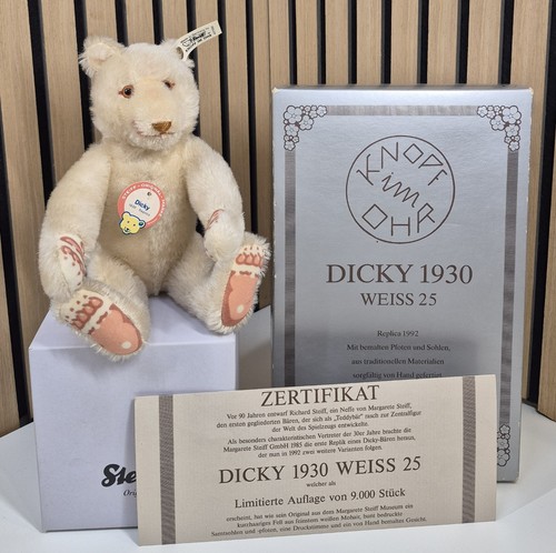 Steiff dicky bär replika - dicky,
