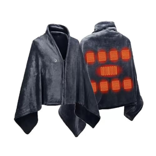 Flanell usb beheizbare - beheizbare, schal
