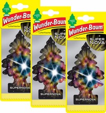 WUNDER-BAUM 3er SUPER NOVA Duft Wunderbaum drei Stück Lufterfrischer