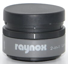 Raynox 2 in1 Lens Flip II Telephoto 1.5X Wide Angle 0,65 ZT. Gut #+a