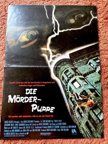 Die mörderpuppe kinoplakat - die,