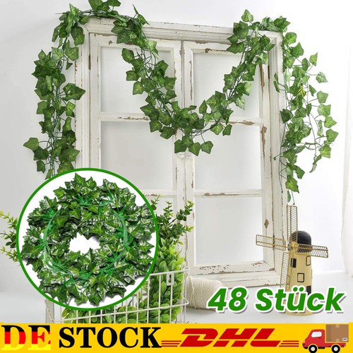 48x efeugirlande künstlich - 48x,