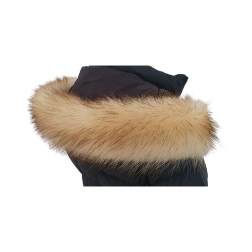 Waschbär pelzstreifen kapuze - waschbär,