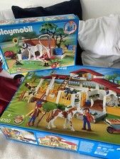 Pferdehof + Pferdewaschanlage Playmobil 