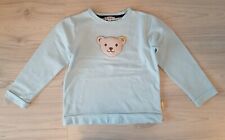? cooles Sweatshirt, Pullover, Gr. 110, Junge, Steiff, Eisblau, Quietsche, NEU!