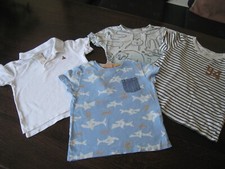 Zara Boy usw 4er Baby Set Gr. 92-110 Jungen Pullover T-Shirt bunt kurzarm