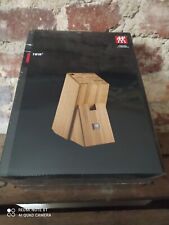 ◄◄ BSH ►► ZWILLING Twin Messerblock Bambus für 7 Messer 1 Wetzstahl + Schere
