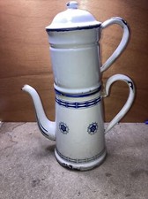 Alte Emaille Kaffeekanne Dekorativ