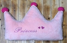 QVC FIDIBUS XL-Kissen Krone mit Princess Polyester waschbar gefüllt ca. 80x45 cm