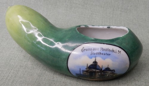 Altes andenken gurke porzellan - altes,
