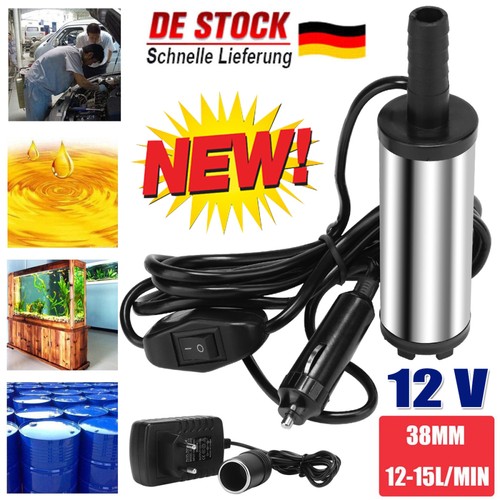12v minipumpe 38mm 12l min - 38mm, 12l/min