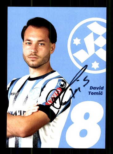 David tomic autogrammkarte - david,