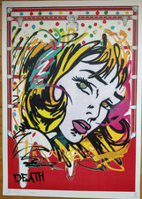 Death NYC Lithographie - lt. - handsigniert - Popart  - Roy Lichtenstein