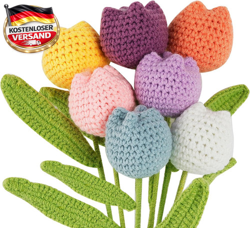Häkelblumen set stück - set,
