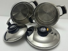 4 Teilig AMC STARLINE Topf 4 Liter 20 cm induktion + Schnellkochtopfdeckel +Sieb