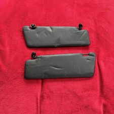 Mercedes W124  W201  Sonnenblende Links Rechts SCHWARZ Set Sonnenblenden