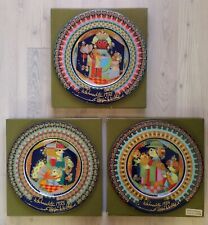 Rosenthal Weihnachtsteller. 3 Könige. 1972 Caspar, 1973 Melchior, 1974 Balthasar