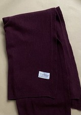 Schal Dunkelrot mit Cashmere