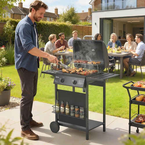 Outsunny gasgrill 2 - gasgrill, 5