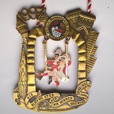 Karnevalorden Köln KG Kölnische Funken Rut-Wieß Orden 1997 TOP neuwertig