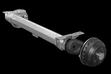 Gebremste AL-KO COMPACT Achse für schwere Anhänger und Autotransporter 