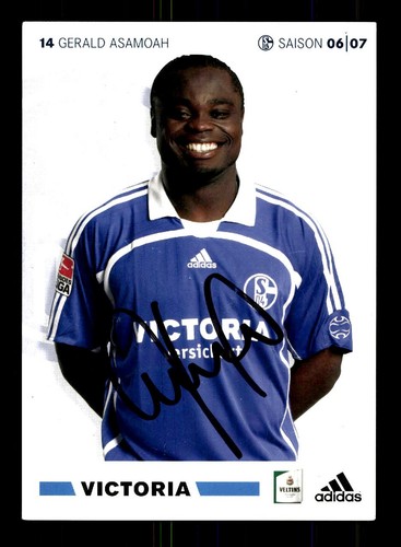 Gerald asamoah autogrammkarte - gerald,