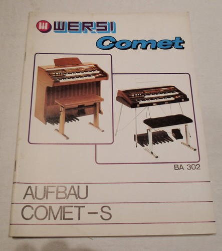 Wersi aufbauanleitung comet - wersi, s