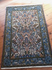 Perserteppich Ghom mit Seide