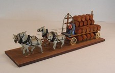 Preiser H0 1/87 Nr. 1752 Oberbayrischer Bierwagen a. Holz a. original Brettchen