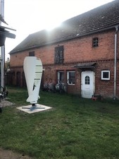 3000W 220V Vertikal Windkraftanlage Windrad Spiral Windgenerator Komplett-set