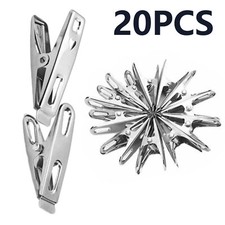 20Stk Groß Edelstahl