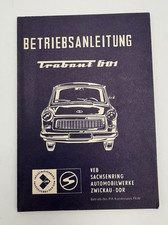 Betriebsanleitung Trabant 601,