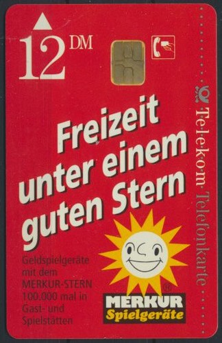 Telefonkarte merkur - telefonkarte,
