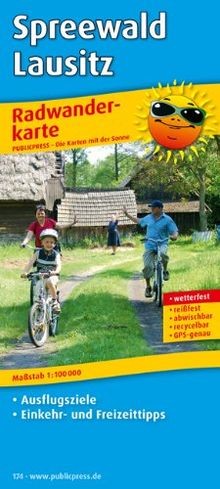 Radwanderkarte spreewald - radwanderkarte,