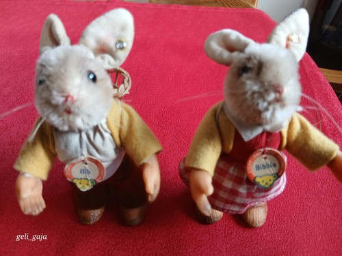 Alte steiff hasen bib und - alte,