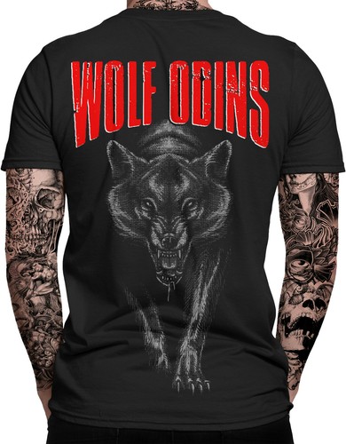 Wolf odins herren shirt - herren, t-shirt