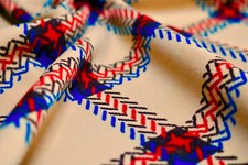 Stoff Retro Vintage 70er-Jahre