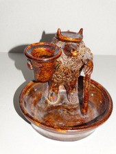 Tierisches Tintenzeug - Ulli Fürner - Keramikobjekt Tintenfass Ziegenbock - 1982