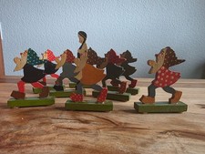 Schneewittchen und die 7 Zwerge, Holzfiguren