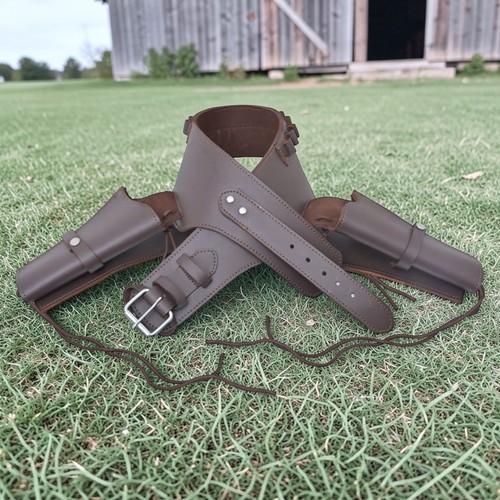 Cowboy western leder doppel - western,