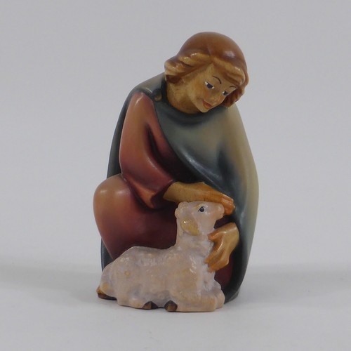 Krippenfigur holz geschnitzt - krippenfigur,