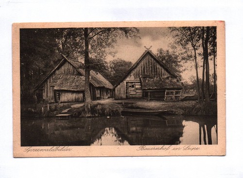 Spreewaldbilder bauernhof - ak,