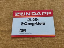 Zündapp ZL 25 - original Preisschild Selten Rarität ! --  (31)