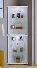 Holz Glas Eckvitrine Vitrine