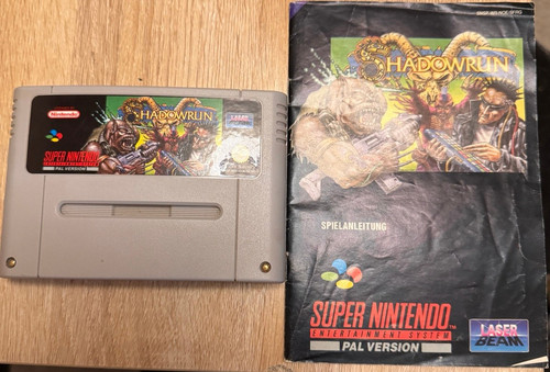 Shadowrun snes super nintendo - snes,