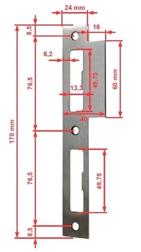 Lappen flachschließblech 4563 - lappen/flachschließblech,