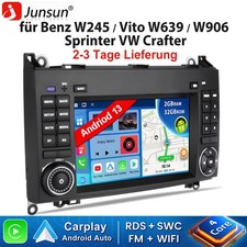 7” Android Autoradio Für Mercedes Benz A/B Klasse Sprinter Viano Vito W639 Navi