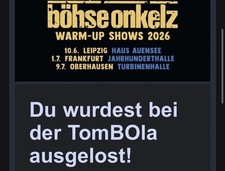 Böhse Onkelz 2 Tickets Warm