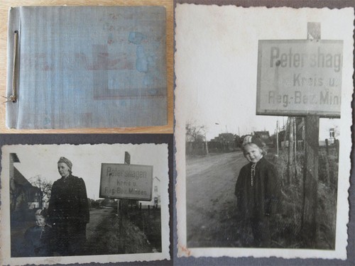 Altes fotoalbum petershagen - altes,