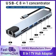 8-in-1 USB C Hub Adapter für